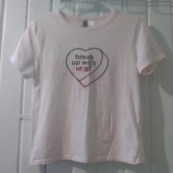 Ariana Grande and Divided cropped tee-medium like new - Picture 1 of 5